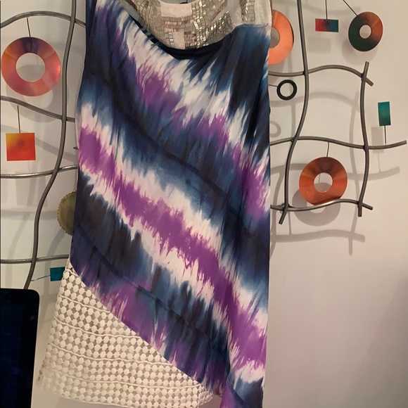 Magnificent calypso brand beach skirt with sequins